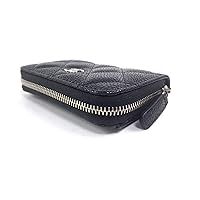 並行輸入カーフスキンマトラッセコインケース小銭入れカードケース黒財布 CHANEL シャネル カードケース マトラッセ コインケース 黒